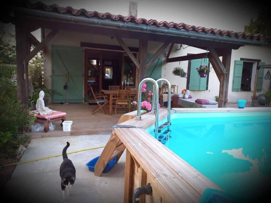 Maison Avec Piscine Proche Des Thermes Mauleon-D'armagnac Екстериор снимка