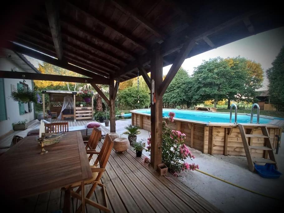 Maison Avec Piscine Proche Des Thermes Mauleon-D'armagnac Екстериор снимка